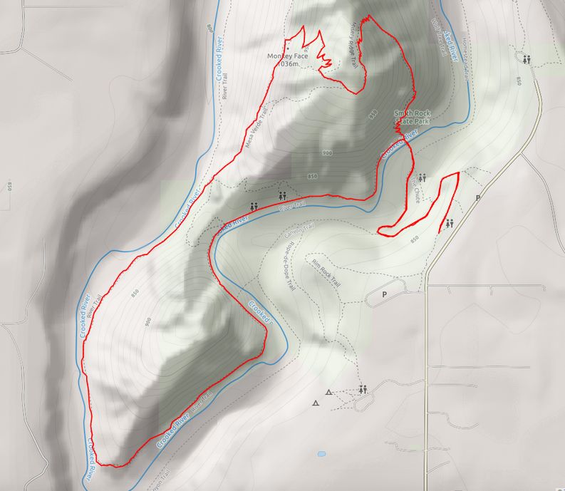 Smith Rock Ascent 4M course