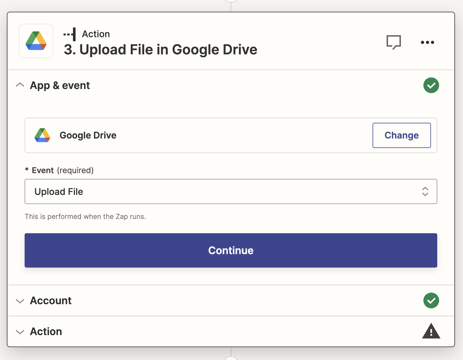 upload file Google Drive